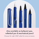 LAMY safari blue Fountain Pen with ergonomic grip F nib includes T 10 blue view 6