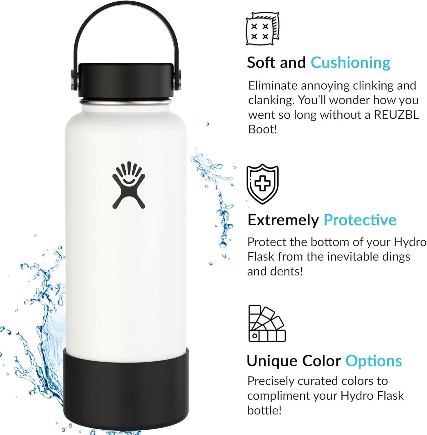 clear hydro flask boot