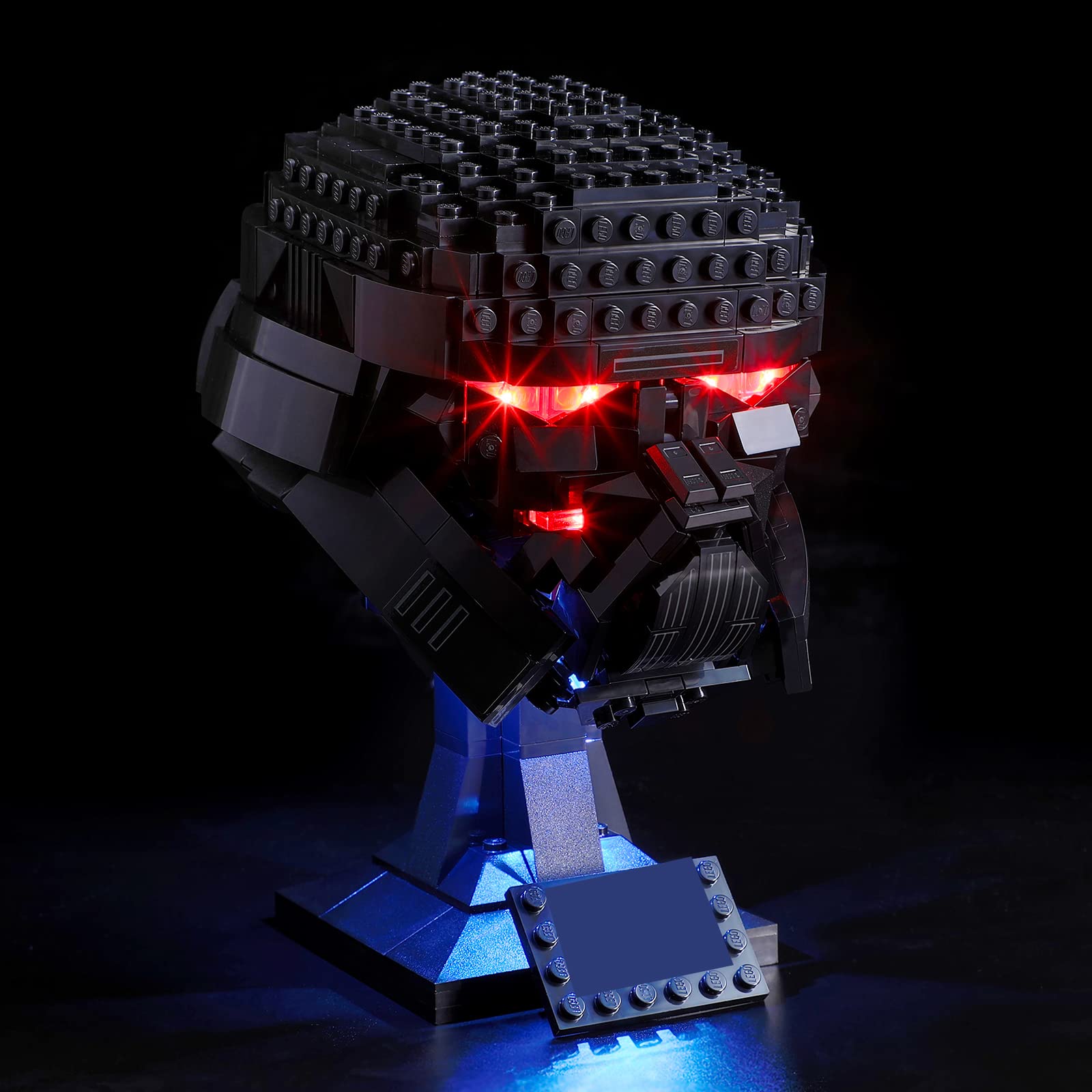GEAMENT LED Light Kit Compatible with LEGO Dark Trooper Helmet - Lighting Set for Star Wars 75343 Model (Building Set Not Included)