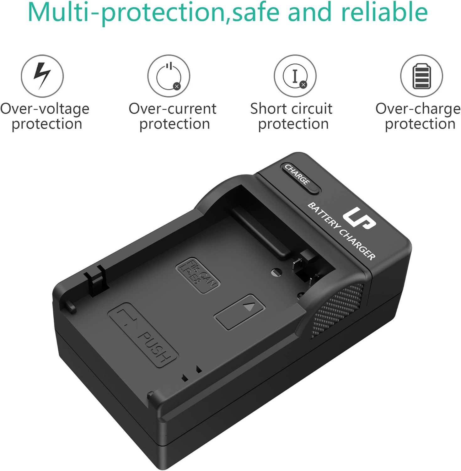 LP-E8 Battery Charger, LP Charger Compatible with Canon EOS Rebel T2i, T3i, T4i, T5i, 550D, 600D, 650D, 700D, Kiss X4, X5, X6i, X7i Cameras & More (Not for T2 T3 T4 T5) : Camera & Photo