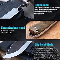 KATSU Full Tang Fixed Blade Knife with