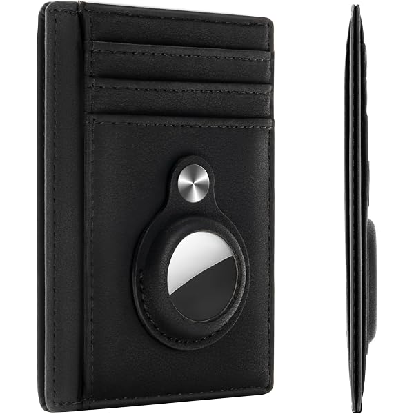 Amazon.com: Hawanik Wallet with Airtag Holder Genuine Leather 