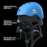 Lyefancy Kids Bike Helmet Toddler Adjustable for Cycling Scooter Skating Blue S view 3