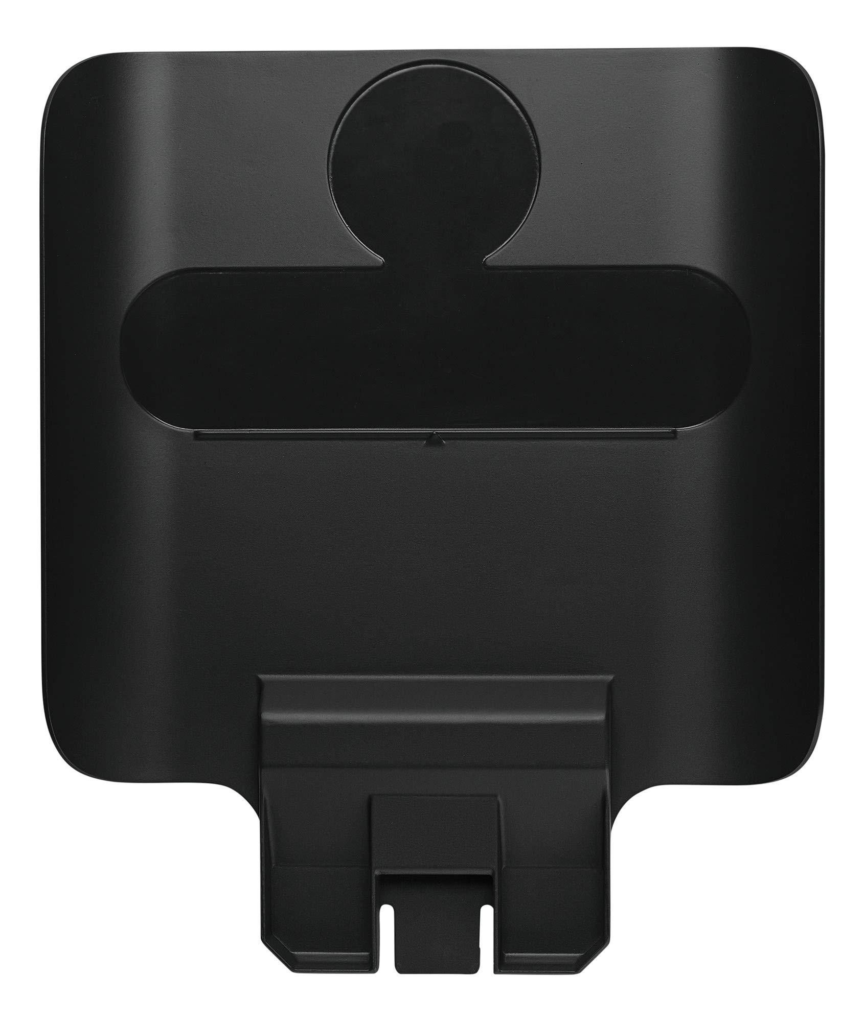 Rubbermaid Commercial Products Slim Jim Recycling Station Billboard Black 2007910