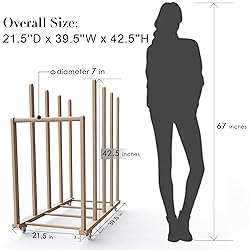 UNZERO Art Storage Rack, Art Canvas Storage, Art