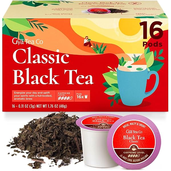 GYA TEA CO CAFFEINATED CLASSIC BLACK TEA POD...