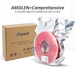 AMOLEN TPU 3D Printer Filament 1.75mm, Flexible