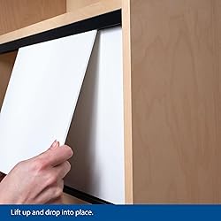 4 Ft. Long Brown Plastic Sliding Door Track Set for