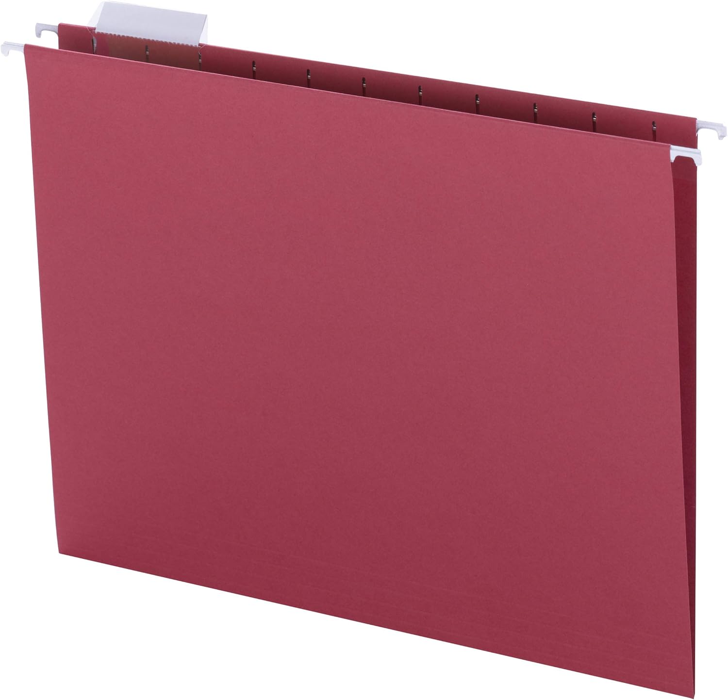 Smead Colored Hanging File Folder with Tab, 1/5-Cut Adjustable Tab, Letter Size, Assorted Primary Colors, 25 Per Box (64059) : Office Products