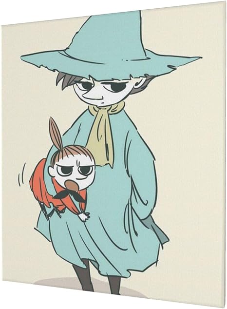 Amazon ファッション壁絵画ムーミン スナフキン インテリア キャンバス絵画 家の壁の装飾画 壁飾り 壁ポスター アートデリ ポスター パネル インテリア絵画 インテリア装飾 ソファの背景絵画50 60cm ウォールステッカー オンライン通販