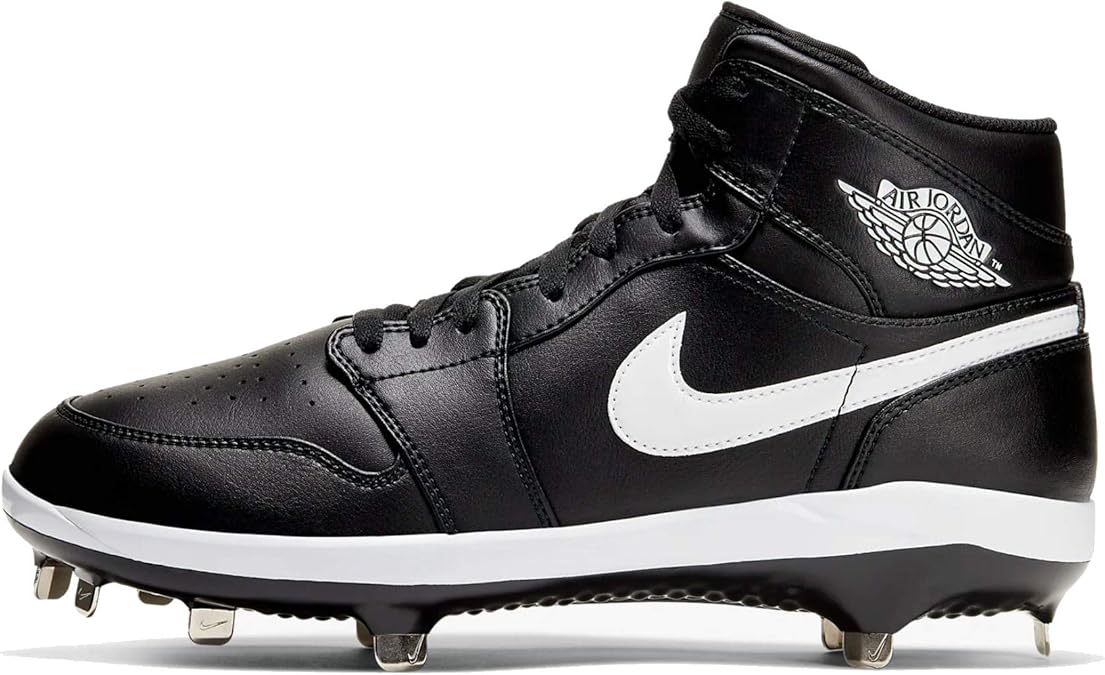 Jordan Men's 1 Retro Mid Metal Baseball Cleats Baseball