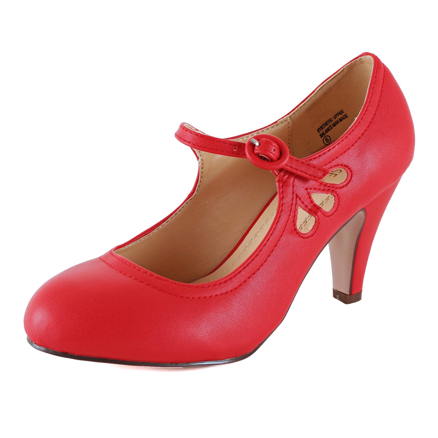 Guilty Heart Women's Kitten Heels Mary Jane Pumps Round Toe Dress Shoes -2022 New Improved Padding - Image 3