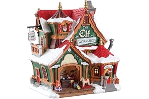 Lemax 75291 Santa's Wonderland Lighted Buildings: The Elf Workshop