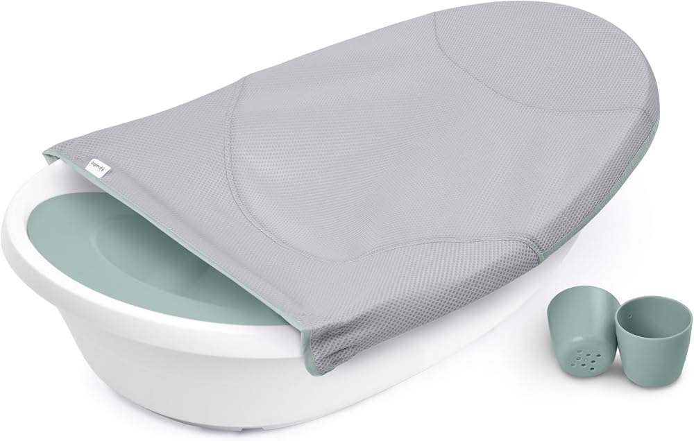 Ingenuity 4-in-1 Room to Soak Baby Tub with 4 Stages Sling Seat OM+