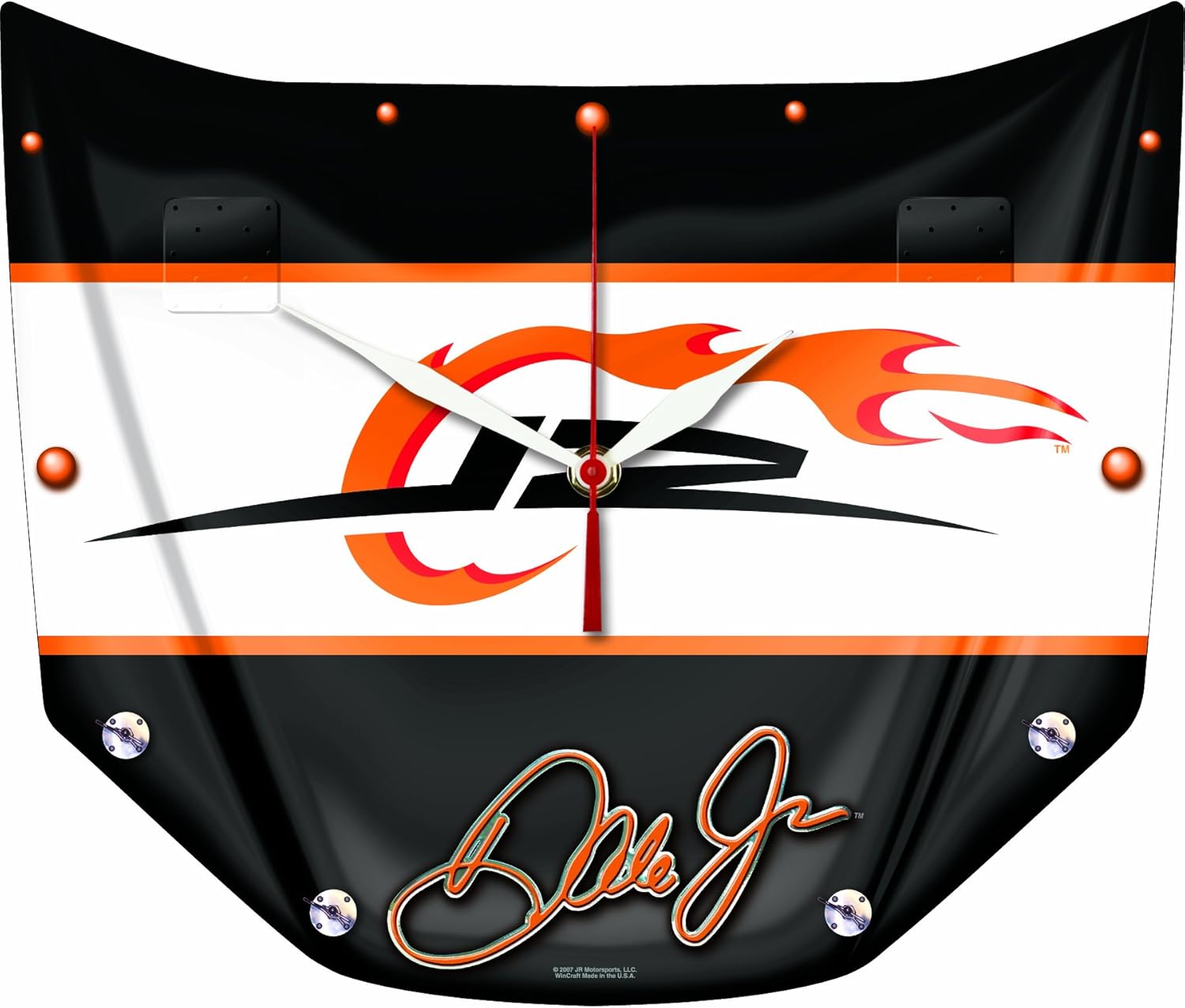 NASCAR JR Motorsports High Definition Clock Sports Fan Wall Clocks Sports