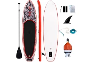 FunWater Inflatable Paddle Boards Ultra-Light Stand Up Paddleboard with Different Configurations SUP Accessories for Adult & Youth