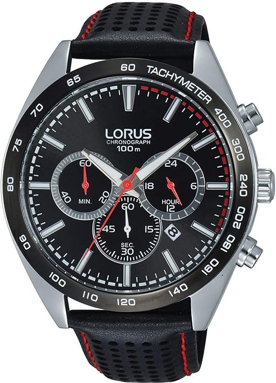 lorus men's chronograph watch