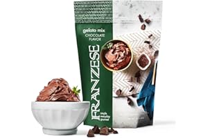 Franzese Chocolate Gelato Mix | Create Homemade Gelato in Minutes, Ice-Cream Maker Ready - (Gourmet, Gluten Free. Makes Sorbets & Homemade Desserts Too), Imported from Italy | 6 servings