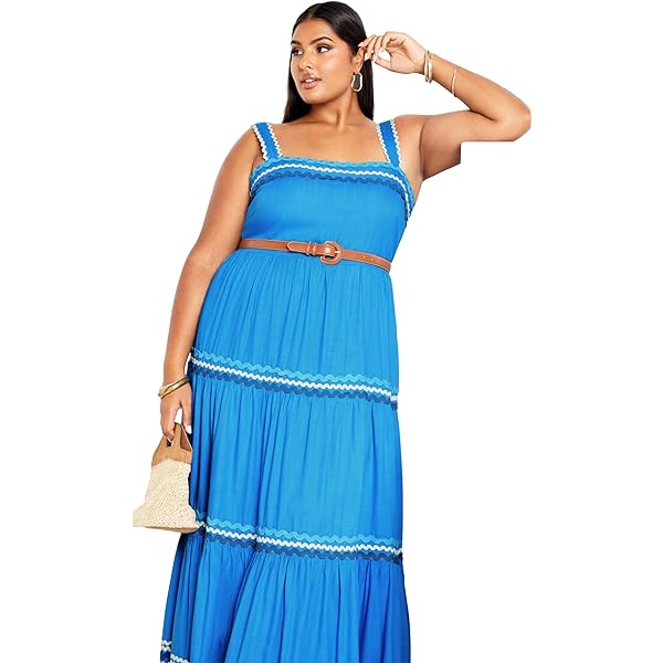 City Chic Women's Apparel Women's City Chic Plus Size Dress Bloom FF, Jade  Blossom, 18 at Amazon Women's Clothing store