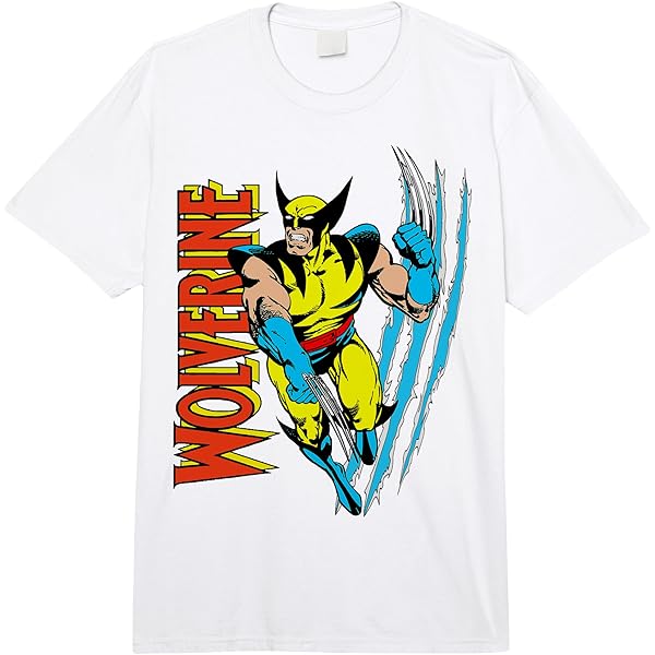 Marvel X-Men Wolverine Vintage Claw Slice Comfort Colors