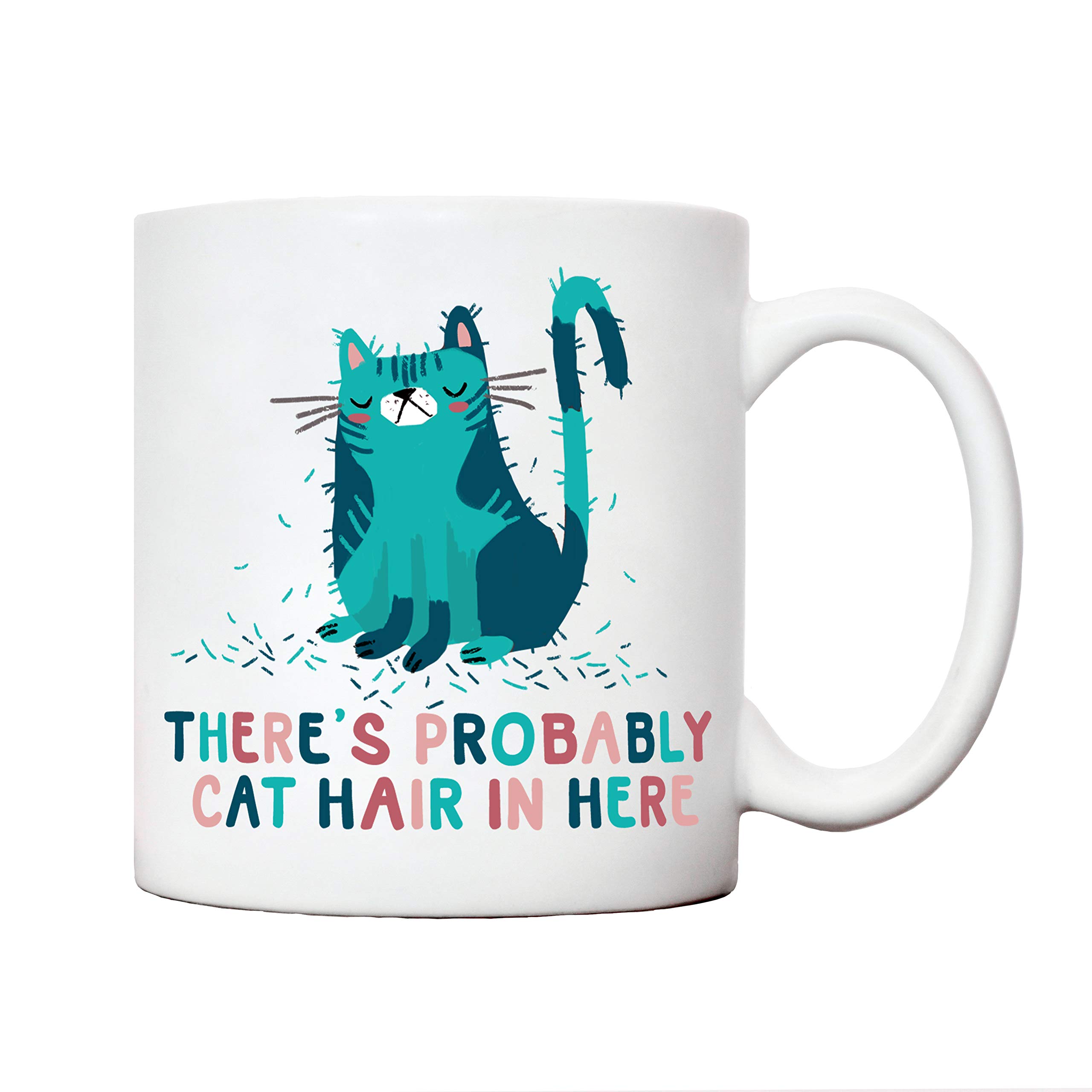 There's probably Cat hair in here cat mug | crazy cat lady gifting ideas | cat mug for cat owners | animal lover mugs for friends sisters wife partner presents
