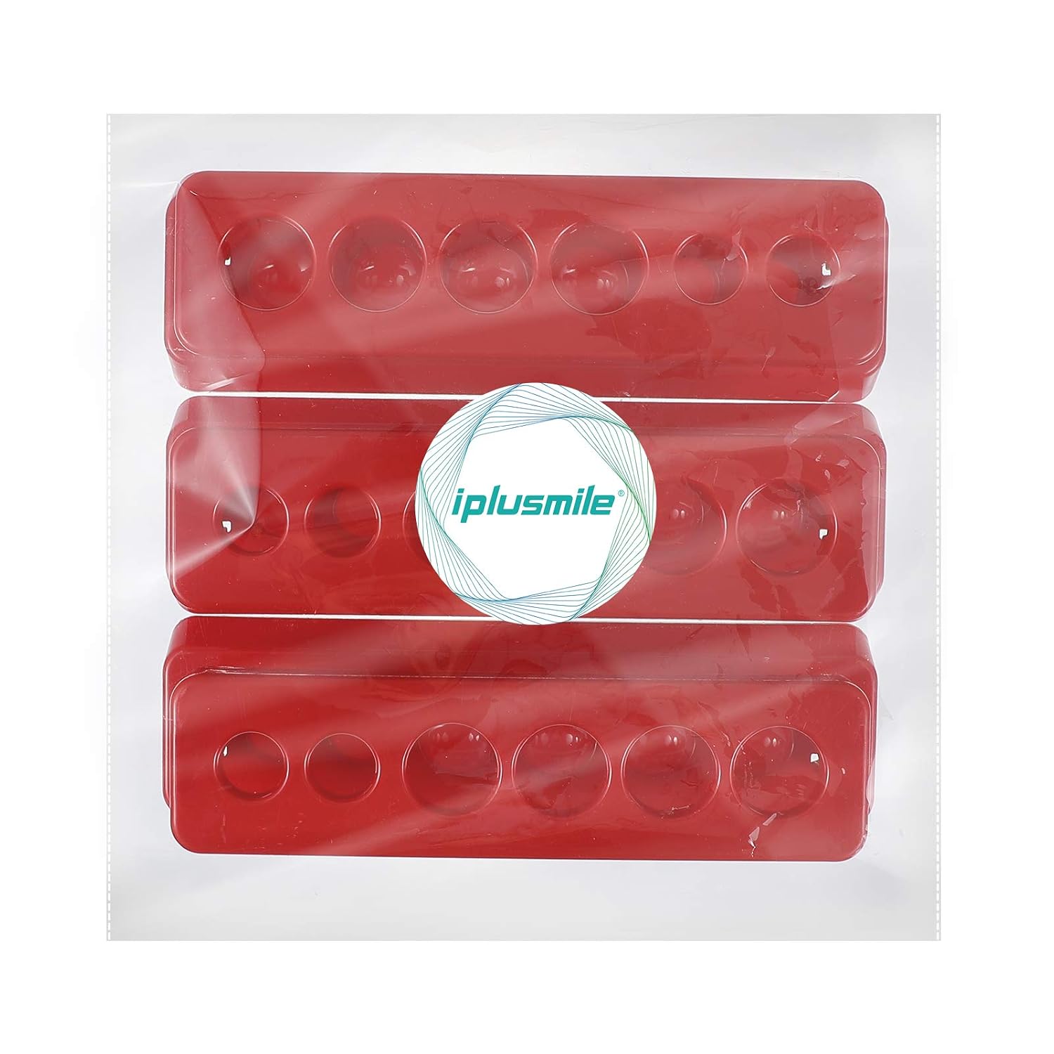 Small Test Tube Racks Plastic 6 Hole 3pcs Tube Holder School Laboratory Supplies School Teaching (Random Color) - Image 3