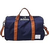 MT WORLD Travel Duffel Bag Personalized Weekender Overnight Sports Tote for Men Teen Boys Weekend Travel with Shoes Compartment for Travel Beach Short Trips Camping Hiking