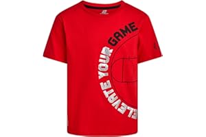 Pro Athlete Boys T Shirts - Soft Cotton Blend Short Sleeve Graphic Tees for Athleisure - Casual Boys Athletic Shirts (8-16)