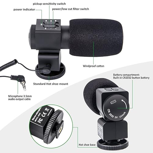 Camcorder Camera,Kimire HD 1080P Camera With Microphone Remote