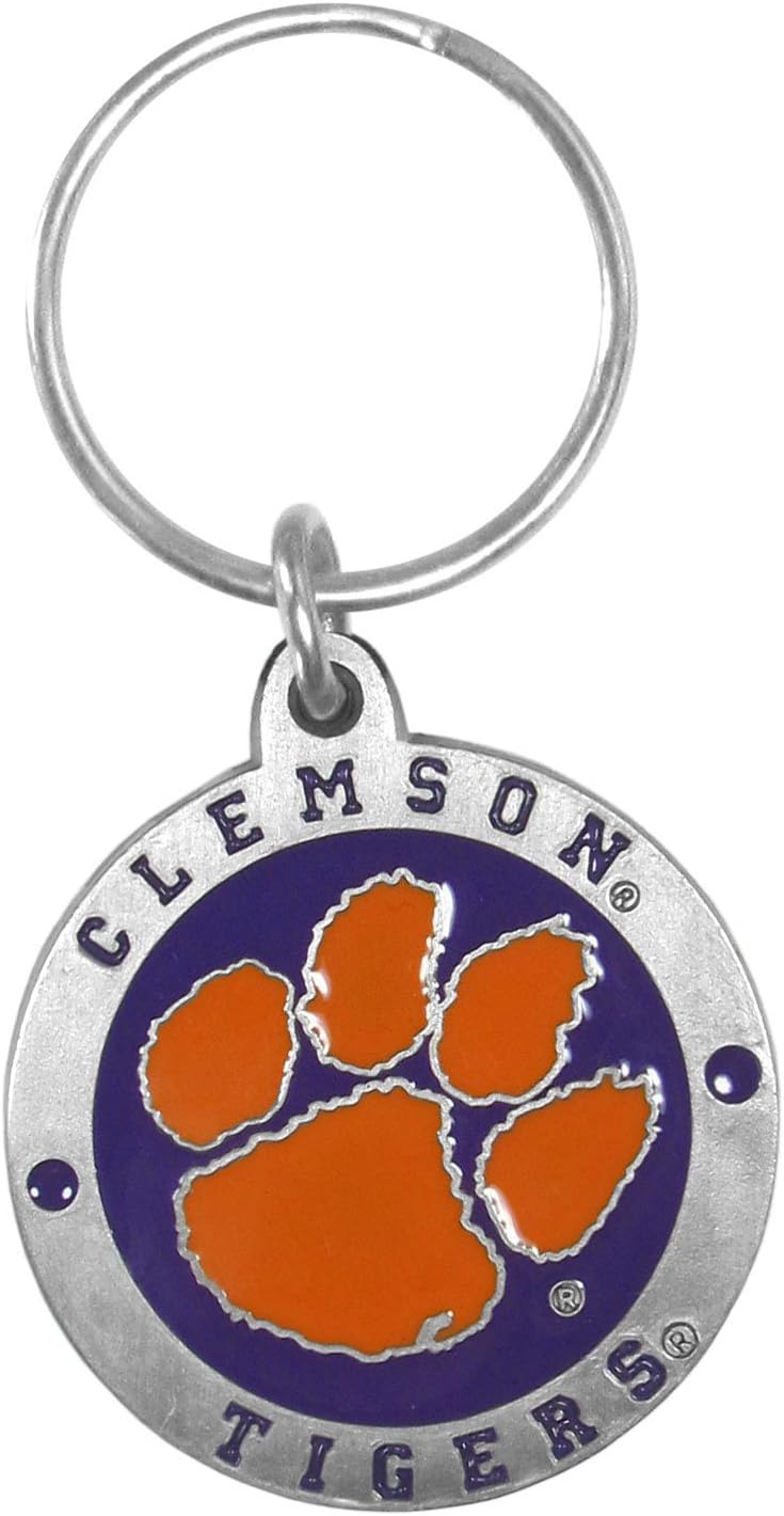 NCAA Siskiyou Sports Fan Shop North Carolina Tar Heels Carved Metal Key Chain One Size Team Color : Sports Related Key Chains : Sports & Outdoors