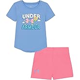 Under Armour girls Outdoor Set, Coordinating Top & Bottom, Pants Or Shorts, Durable Stretch and Comfortable