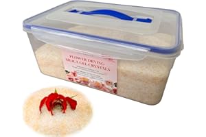 HDURCIR 7 Pounds Color Indicating Premium Silica Gel Flower Drying Crystals Desiccant