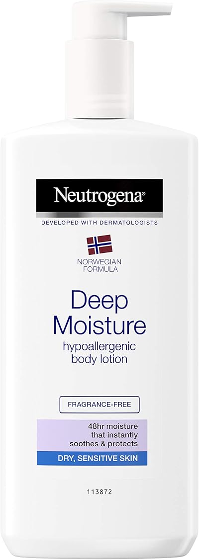 Neutrogena Norwegian Formula Deep Moisture Body Lotion Fragrance Free 250ml Dry