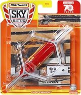 Matchbox Sky Busters CH-47 Chinook Die-Cast Helicopter w/ Playmat HLJ21 Red view 6