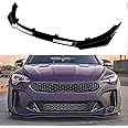 Front Bumper Spoiler Lip Kit for Kia Stinger 2018-24 2021 2022 Gloss Black