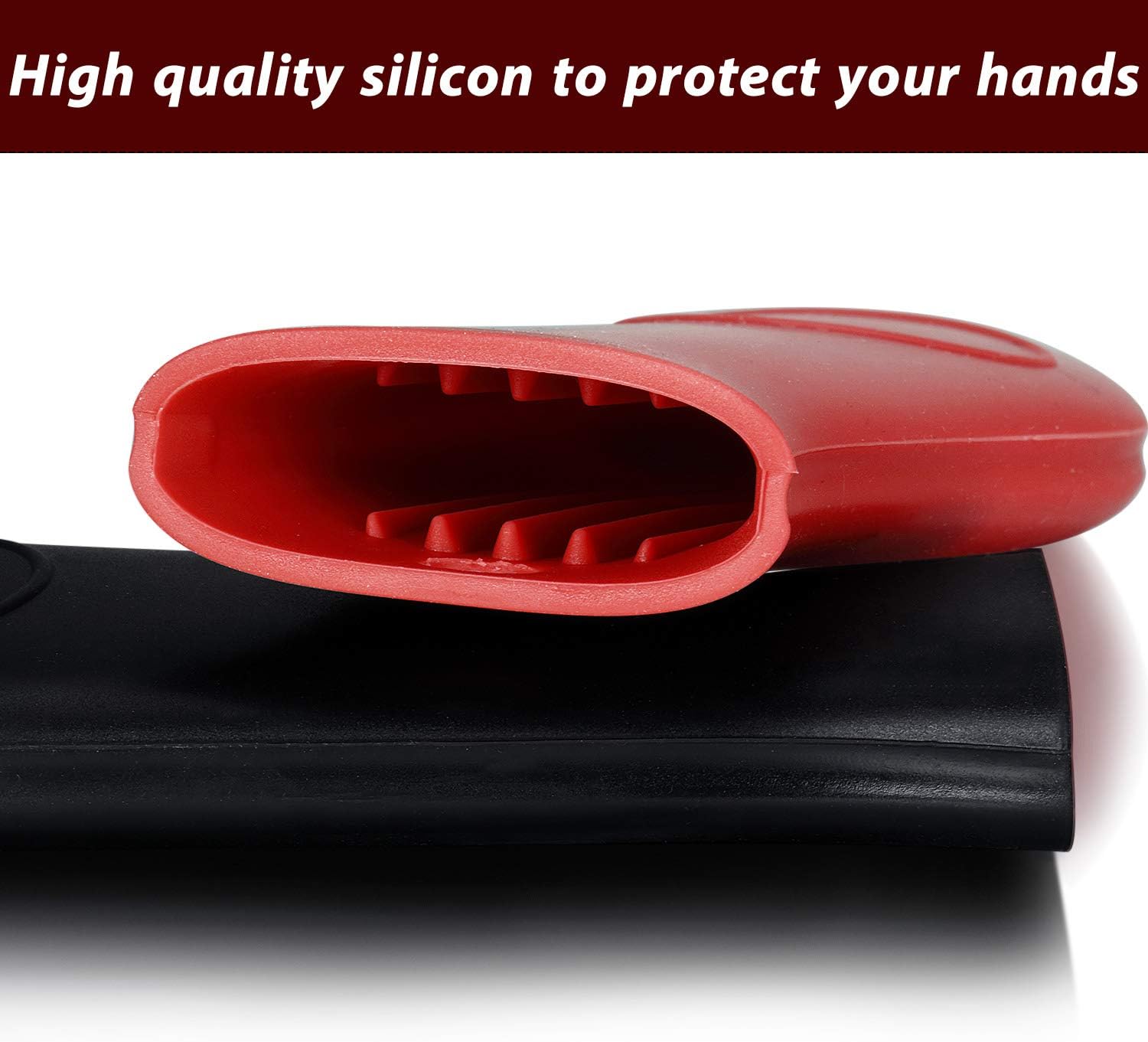 Boao 8 PCS Silicone Hot Handle Holders and Pot Holders Cover Removable Rubber Hot Resistant Pot Holder Sleeves Lid Covers for Cast Iron Skillets Metal Frying Pans Aluminum Cookware Handles: Kitchen & Dining