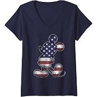 Amazon.com: Disney Americana 4th of July Mickey Mouse T-Shirt