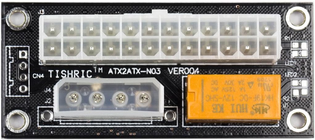 Add2PSU – PSU Power splitter – Synchronised Start – Pro Use – Works 24 Hours – 24 Pin ATX/Molex 4 Pin connectors