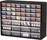 Akro-Mils 10144 44-Drawer Plastic Storage Cabinet Black 50.8 cm W view 9