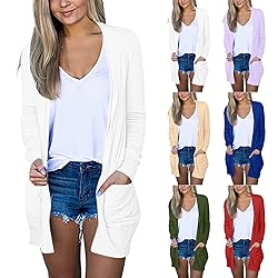 Womens Red Sweaters Dressy Navy Blue Cardigan For