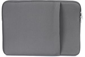 Yunseity Laptop Sleeve, Soft Zipper Pouch Laptop Bag Replacement with Inner Padding for 11 12 13 14 15 15.6 17 Inch Laptop Ta