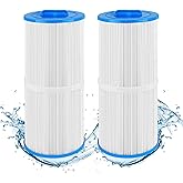 BZTT 6CH-960 Spa Filter Replacement Jacuzzi Filter J-300, J400, 14081, 6000-383A, FC-2800, 6540-476, 6540-383, PJW60TL-F2S, 14081, 6000-383A Hot Tub Filter with Closed Handle (Not be Removed) 2 Pack