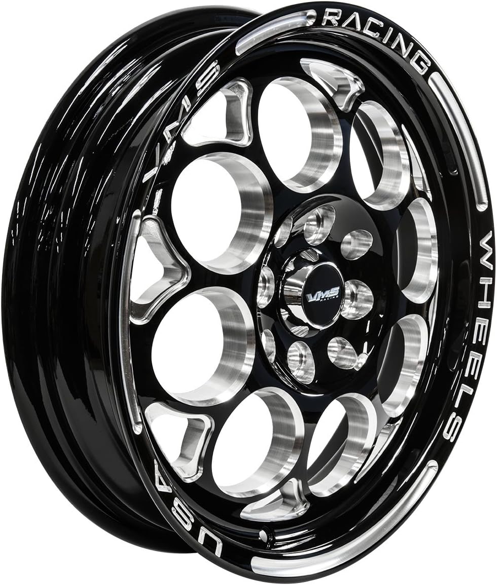 2x (Pair/Set) 15x3.5” VMS Racing Modulo 4 LUG Drag Track WHEELS RIMS SKINNIES 4x100