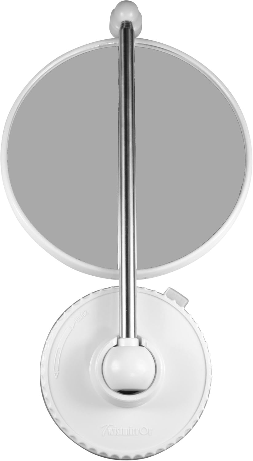 TWISTMIRROR Intelligent Magnifying Mirror 10x Colour: White