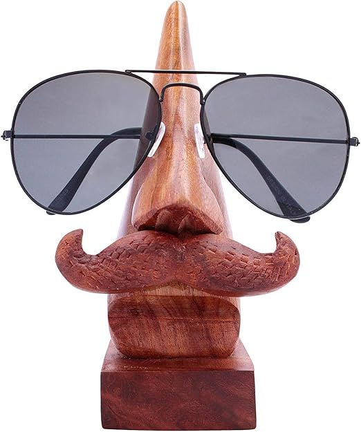 mustache glasses holder