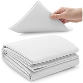 Luinabio 1 Pack 20 x 80 Inch Fabric Stiffener for Crafts 4mm Thickness | Stable Thick Craft Interfacing for Sewing, White Dense Interfacing for DIY Tote Bags, Table Runners, Placemats and Box