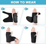 ACWOO Wrist Support Splint Brace Right Adjustable Pain Relief view 3