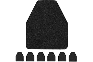 ADEVAR 6Pcs Urinal Mats for Men Bathroom Commercial Urinal Floor Mats Urinal Pads for Mens Room Non Slip Splash Toilet Bulk Washable Disposable Large 17Inch x 20.5Inch