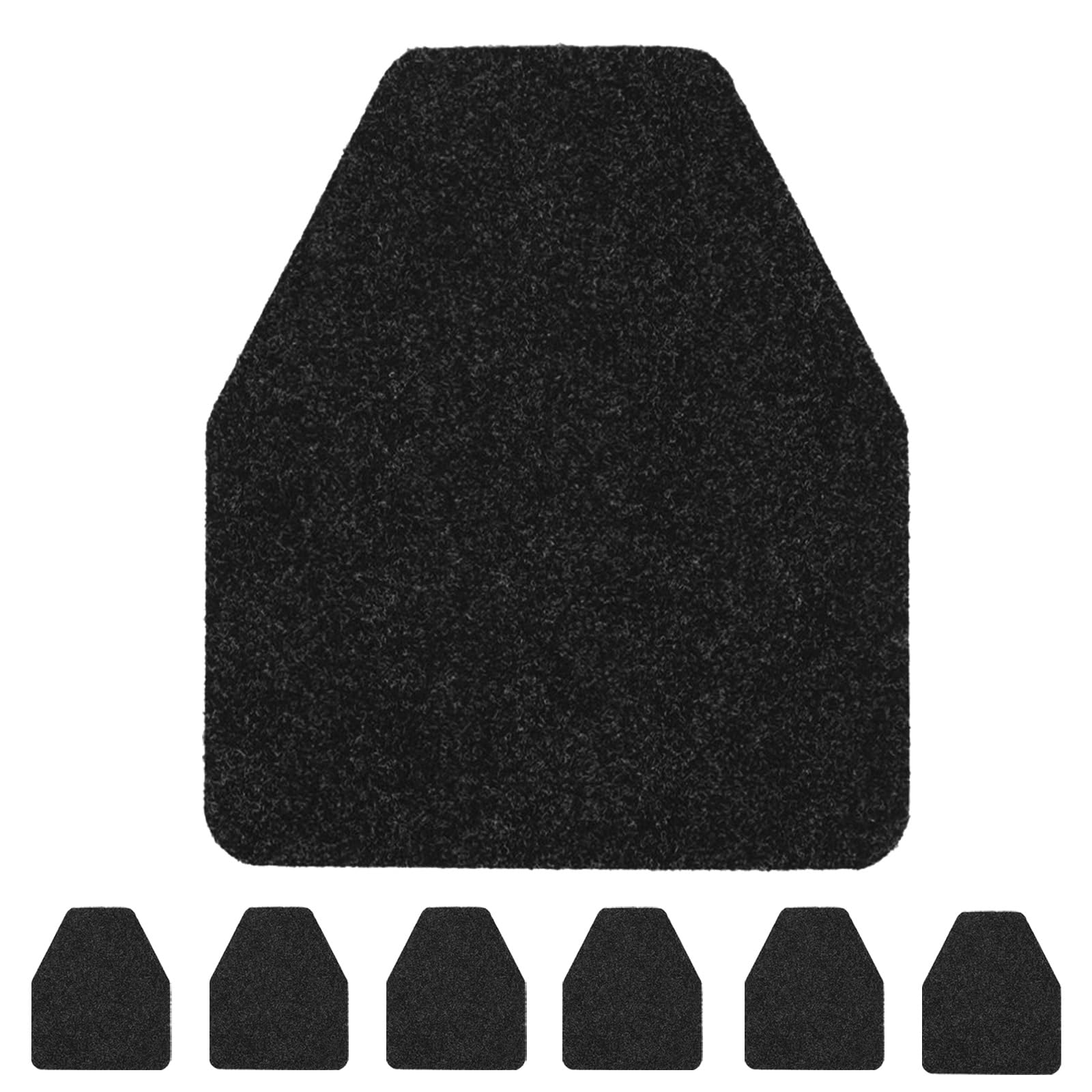 View 1 of 6Pcs Urinal Mats for Men Bathroom Commercial Urinal Floor Mats Urinal Pads for Mens Room Non Slip Splash Toilet Bulk Washable Disposable Large 17Inch x 20.5Inch