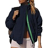 SeeLuNa Winter Jackets for Women Long Sleeve High Neck Zipper Up Fleece Lined Overcoat Field Tripper Jacket with Pockets